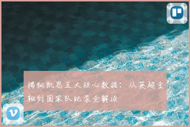 揭秘凯恩五大核心数据:从英超金靴到国家队纪录全解读